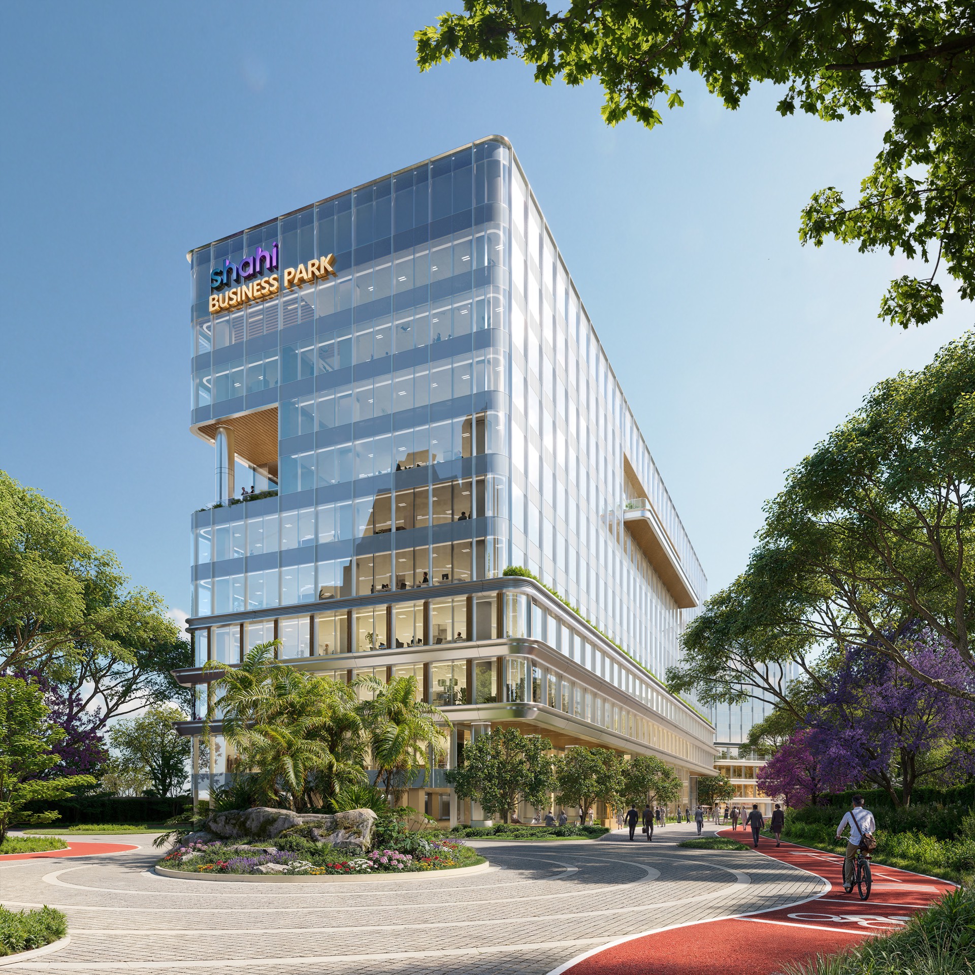 Shahi Business Park campus render